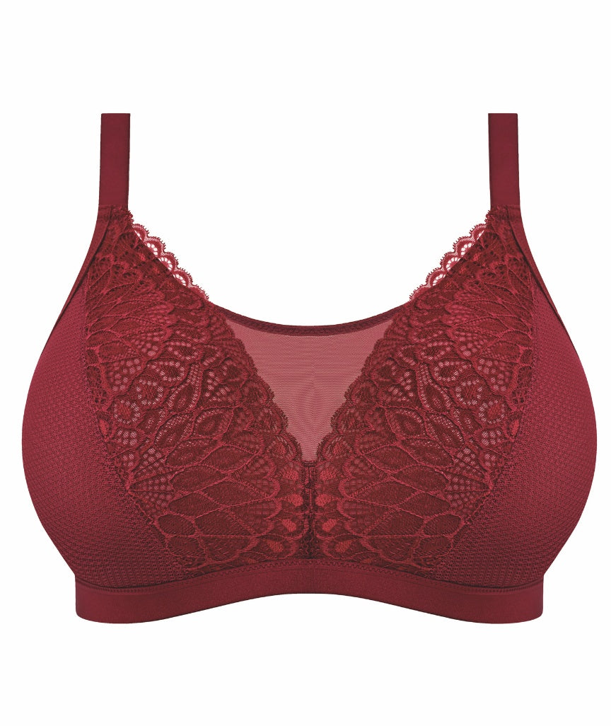 Elomi Tiernie Non Wired Bralette - Tibetan Red