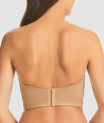 Finelines Refined Strapless Plunge Bustier - Nude