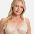 Triumph Lacy Minimizer Bra - New Beige
