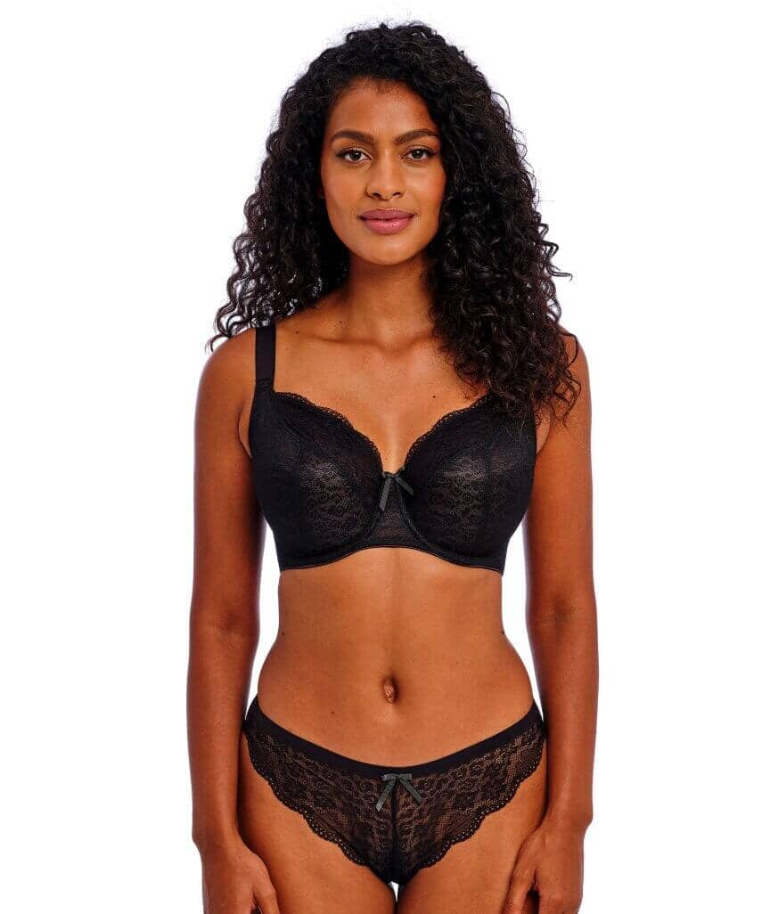 Freya Fancies Underwired Balcony Bra - Black Bras 