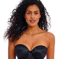 Freya Deco Underwired Moulded Strapless Bra - Black
