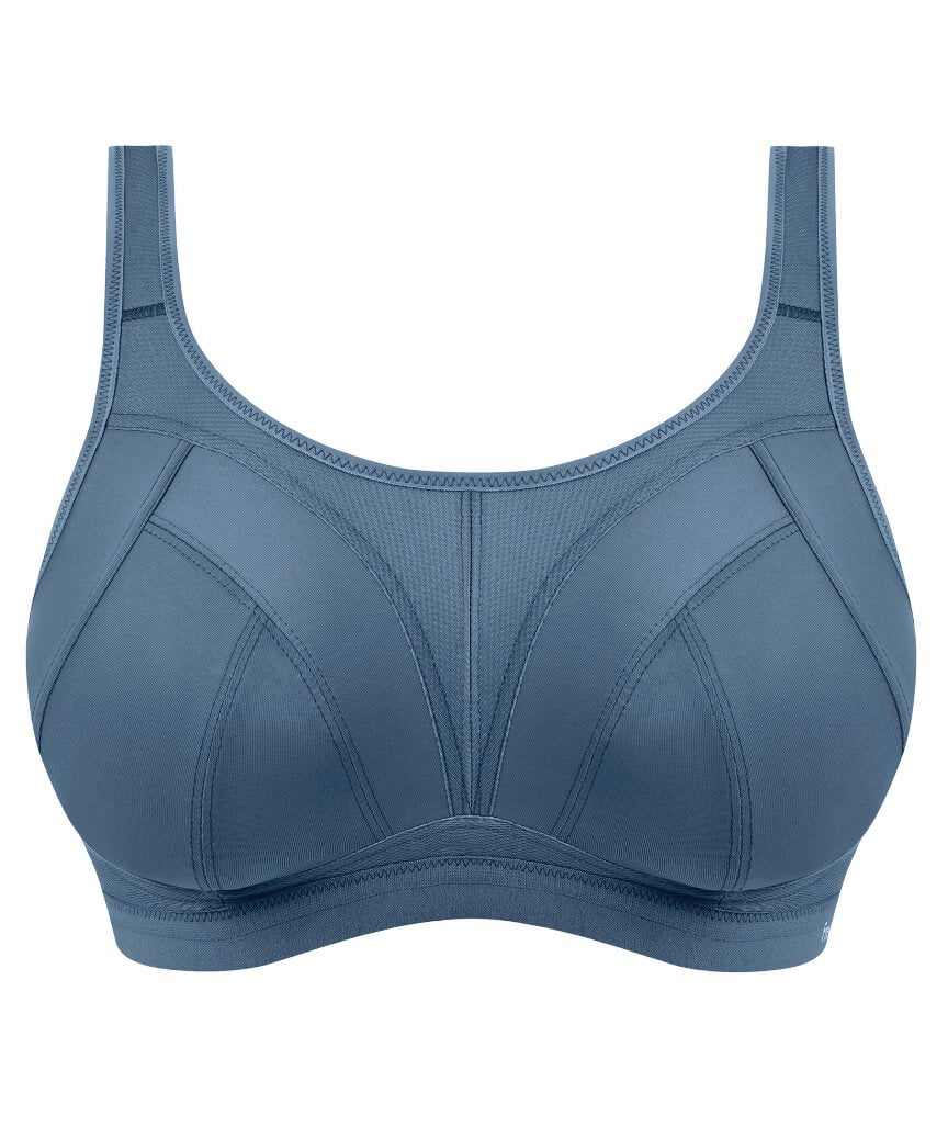 Freya Active Dynamic Wire-Free Sports Bra - Steel Blue - Curvy
