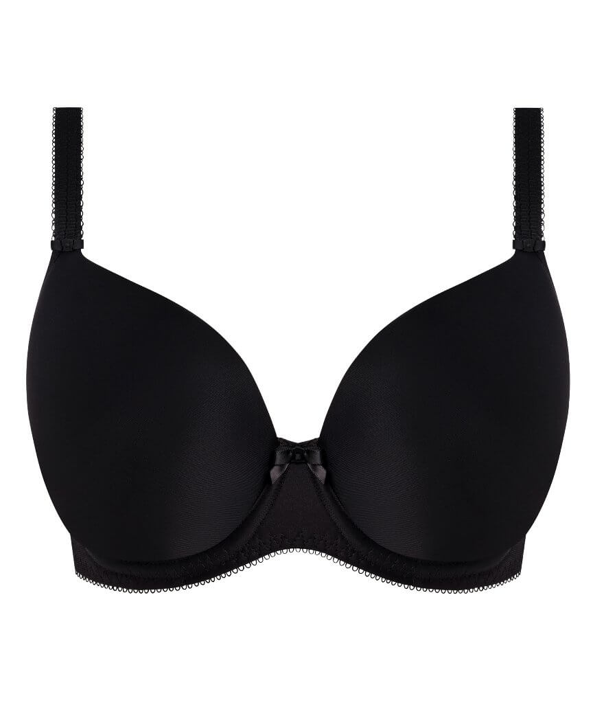 Freya Deco Moulded Plunge Bra - Black