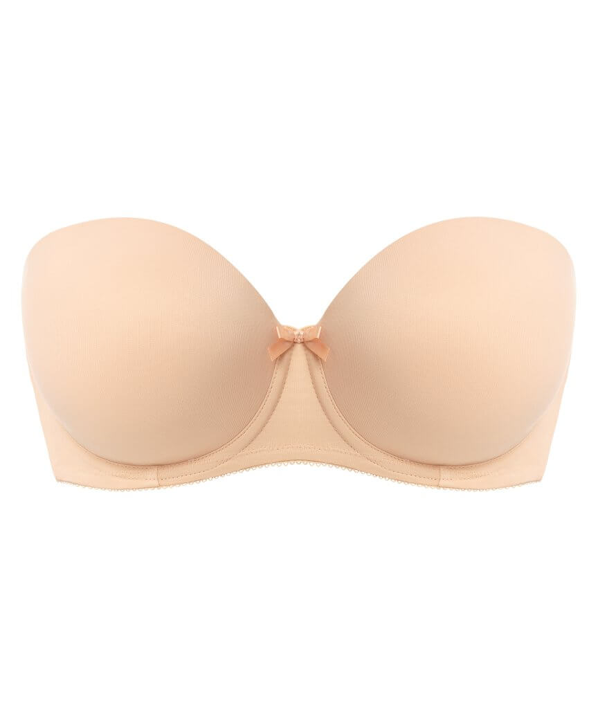 Freya Deco Underwired Moulded Strapless Bra - Nude
