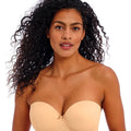 Freya Deco Underwired Moulded Strapless Bra - Nude