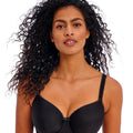 Freya Idol Underwired Moulded Balcony Bra - Black