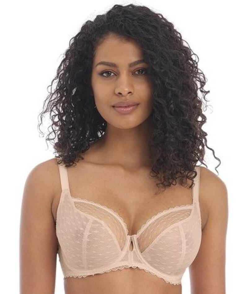 Buy Show Off Daisy Lace Padded Plunge Bralette online