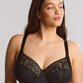 Panache Dream Comfort Full Cup Underwired Bra - Black