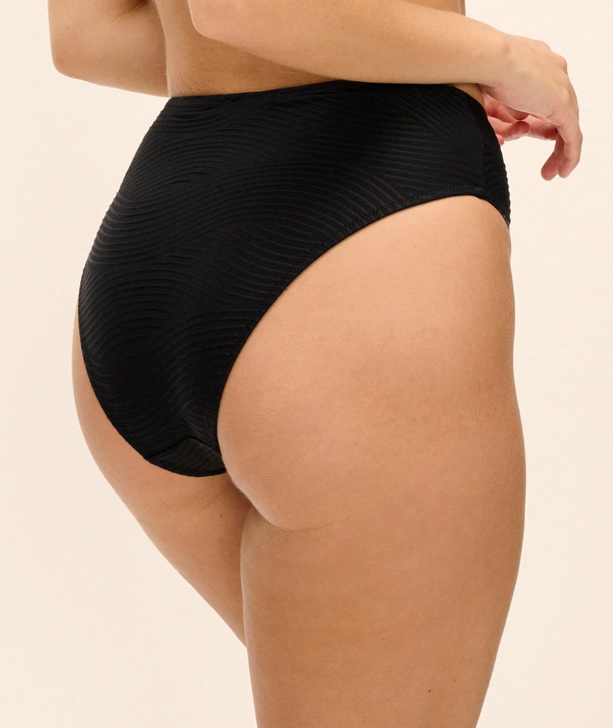 Freya Cala Cuba High Waist Bikini Brief - Black Sands