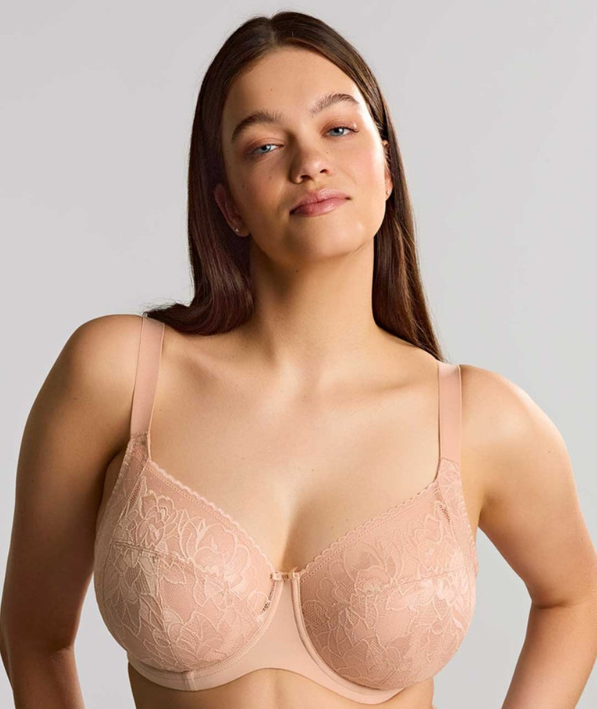 Panache Dream Comfort Full Cup Underwired Bra - Cameo Rose