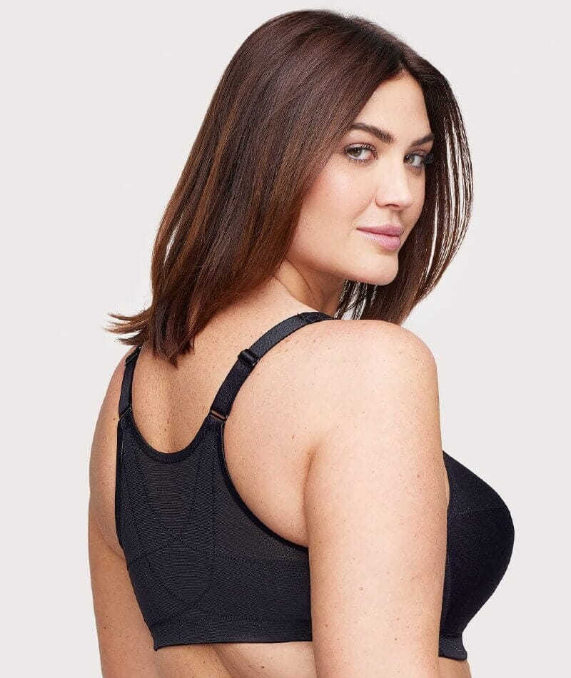 Glamorise MagicLift Active Support BH Draadloos 1005, Zwart, 110D