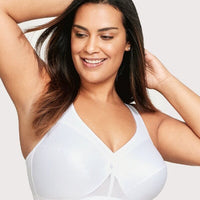 Glamorise Magiclift Active Support Wire-Free Bra - White