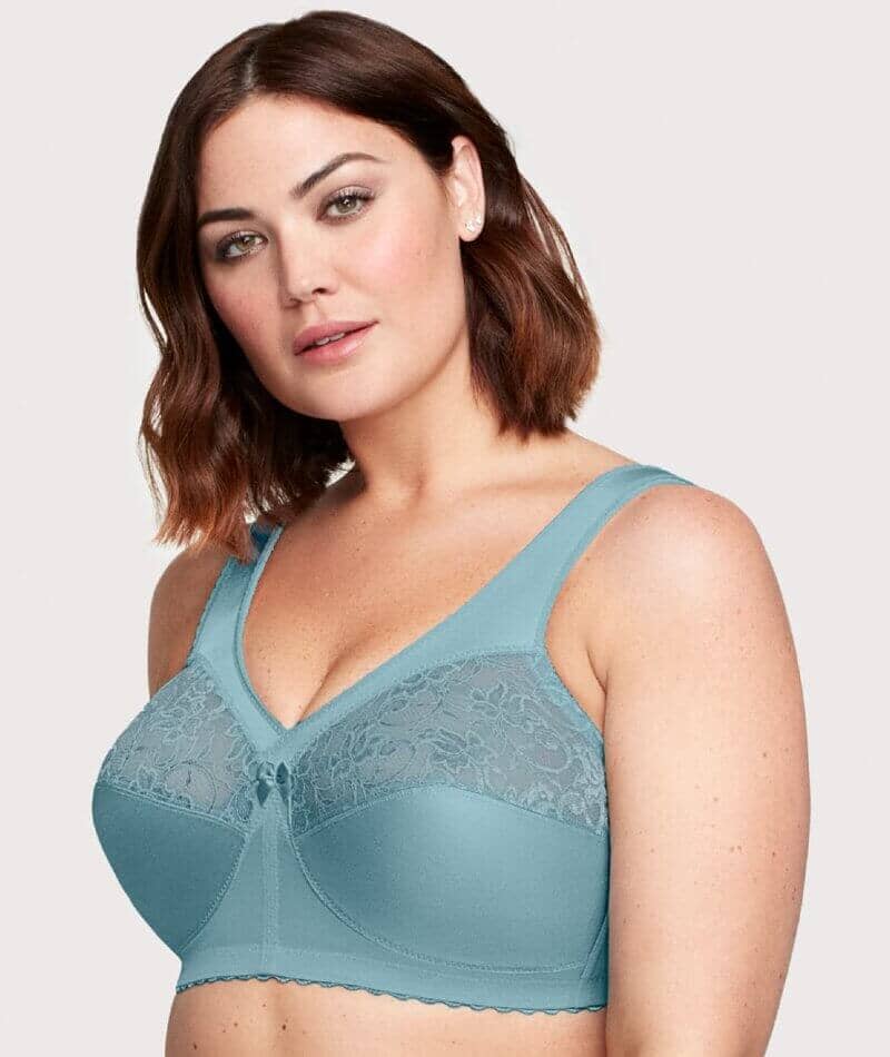 Glamorise Magiclift Original Wire-Free Support Bra - Glacier - Curvy