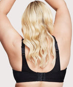 Glamorise No-Bounce Camisole Elite Wire-Free Sports Bra - Black Bras 