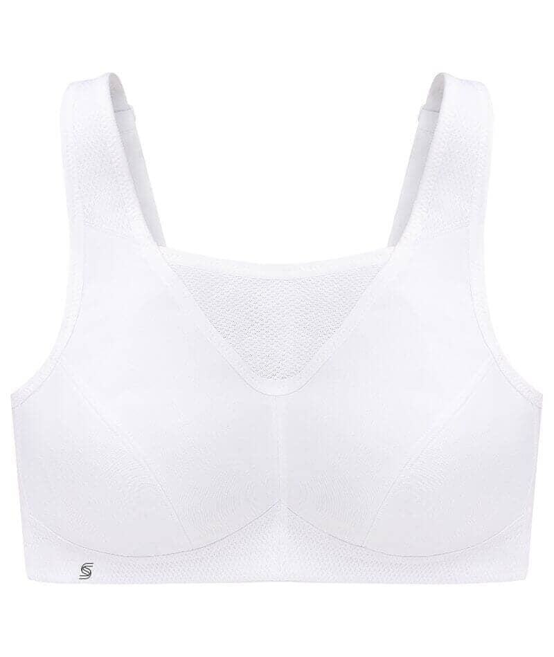 Glamorise No-Bounce Camisole Wire-Free Sports Bra 2 Pack - White Bras 