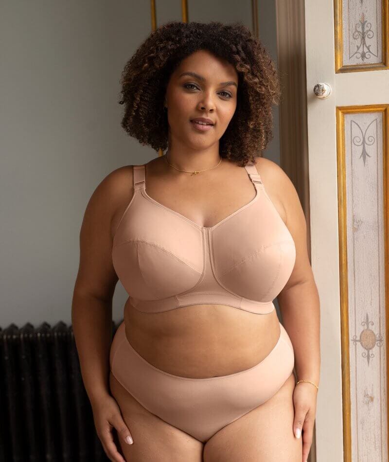 Goddess Celeste Wire-Free Bra - Fawn Bras 