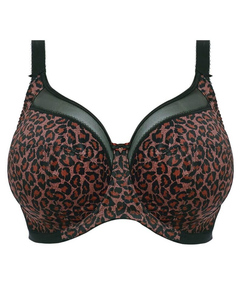 Goddess Kayla Underwire Banded Bra - Dark Leopard Bras 