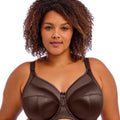 Goddess Keira Underwired Banded Bra - Chocolate