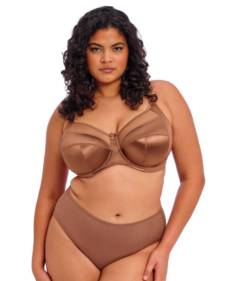 Goddess Keira Underwired Banded Bra - Cinnamon Bras 