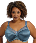 Goddess Keira Underwired Banded Bra - Mediterranean Blue Bras 
