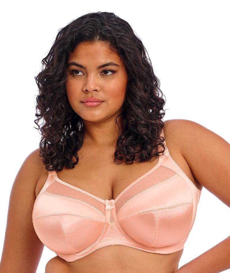 Goddess Keira Underwired Banded Bra - Pearl Blush Bras 