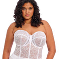 Goddess Lace Bridal Bustier - White