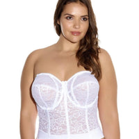 Goddess Lace Bridal Bustier - White