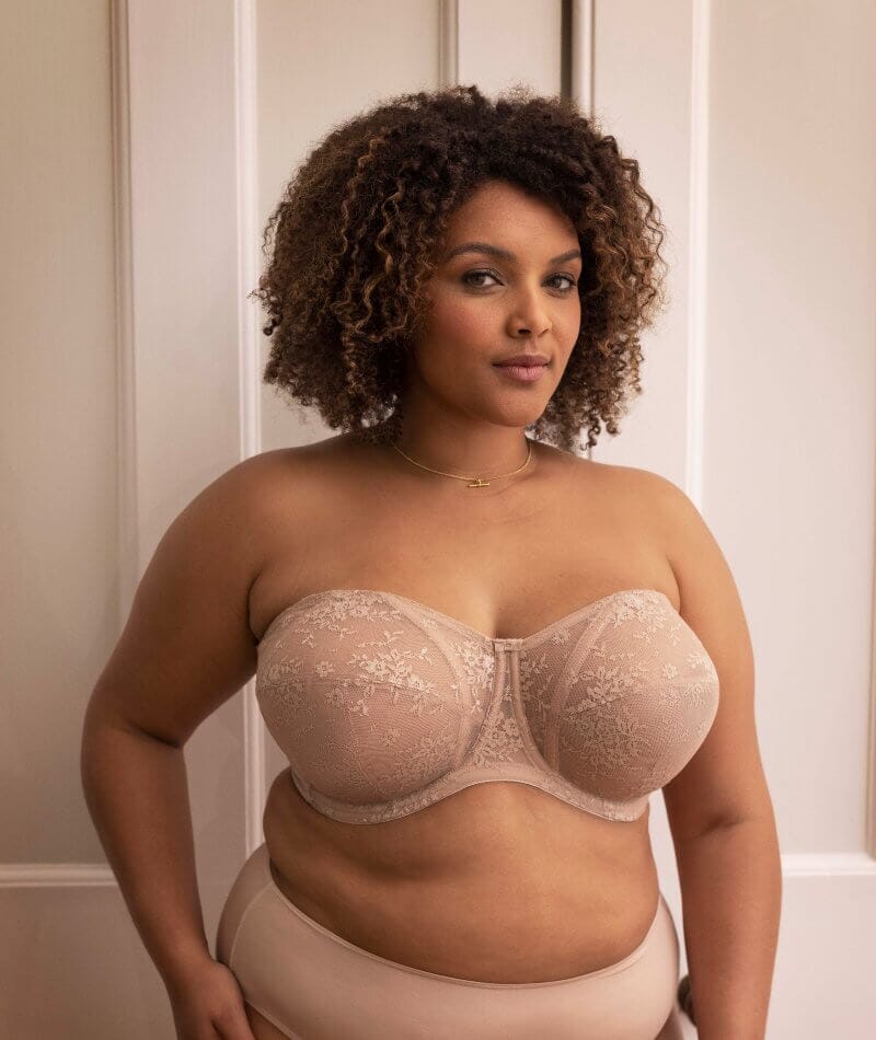 Goddess Verity Underwired Strapless Bra - Fawn Bras 