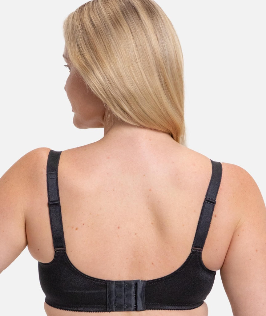Triumph Embroidered Minimizer Bra - Black