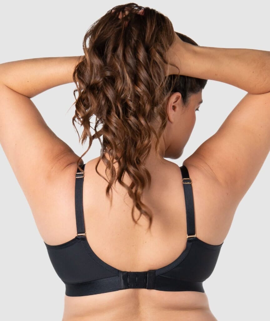 Hotmilk Flawless Full Cup Wire-Free Nursing Bra - Black Bras 