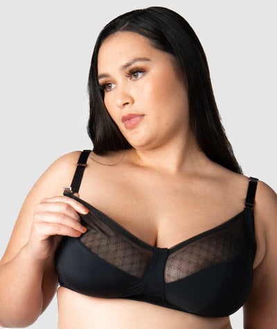 Hotmilk Lunar Eclipse Nursing Wire-free Bra - Black Bras