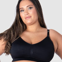 Hotmilk My Necessity Full Cup Maternity & Nursing Wire-Free Bra - Black