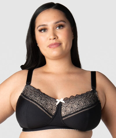 Hotmilk Show Off Nursing & Maternity Wire-free Bra - Black Bras