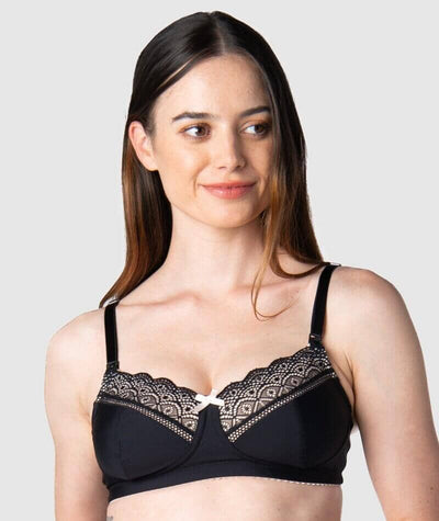 Hotmilk Show Off Nursing & Maternity Wire-free Bra - Black Bras