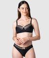 Hotmilk Show Off Nursing & Maternity Wire-free Bra - Black Bras