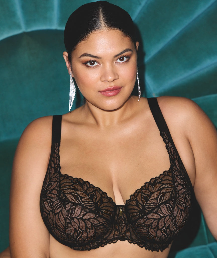 Elomi Carena Underwire Balconette Bra - Black