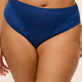 Elomi Nerina High Leg Brief - French Navy