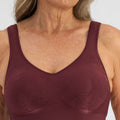 Playtex Comfort Revolution Contour Wire-free Bra - Red Wine