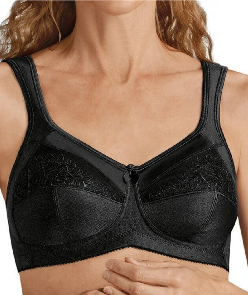 Amoena Isadora Wire-Free Bra - Black