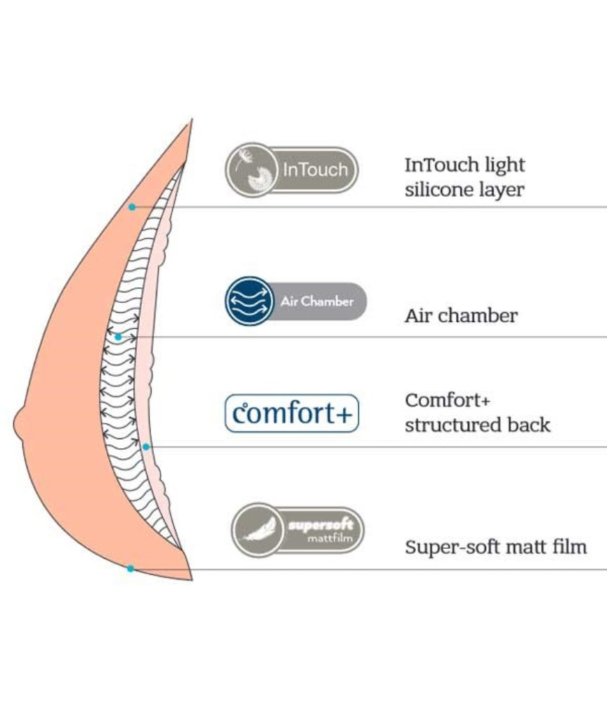 Amoena Adapt Air Light 2S Breast Form - Ivory