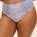Elomi Morgan High Leg Brief - Blue Leopard