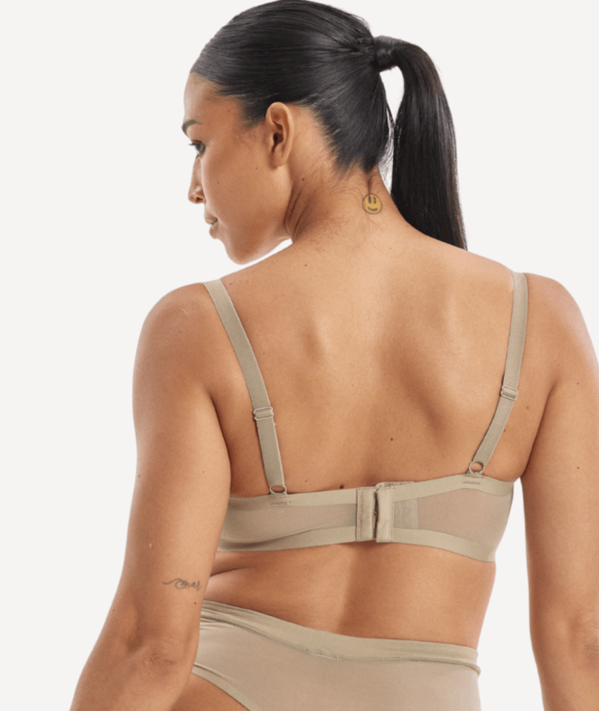 Nala Bio Balconette Bra - Porcini Mushroom