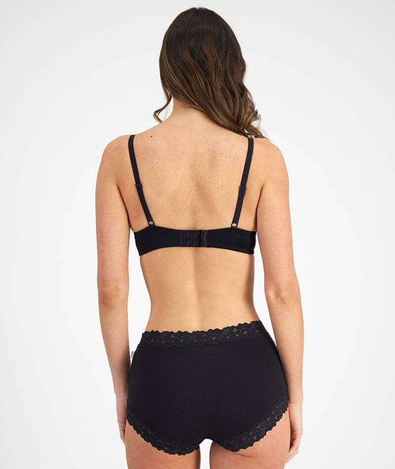 Jockey Parisienne Bamboo Full Brief - Black Knickers 