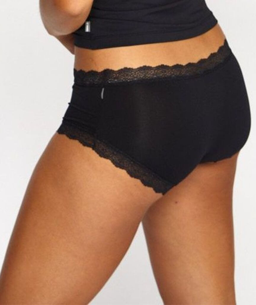 Jockey Parisienne Vintage Modal Boyleg Brief - Black