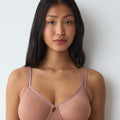 Triumph Signature Sheer Underwired Minimiser Bra - Toasted Almond