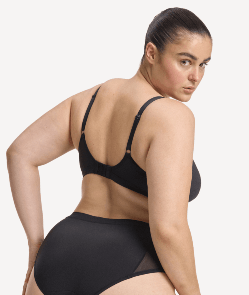 Nala Bio Comfort Wirefree Bralette - Licorice