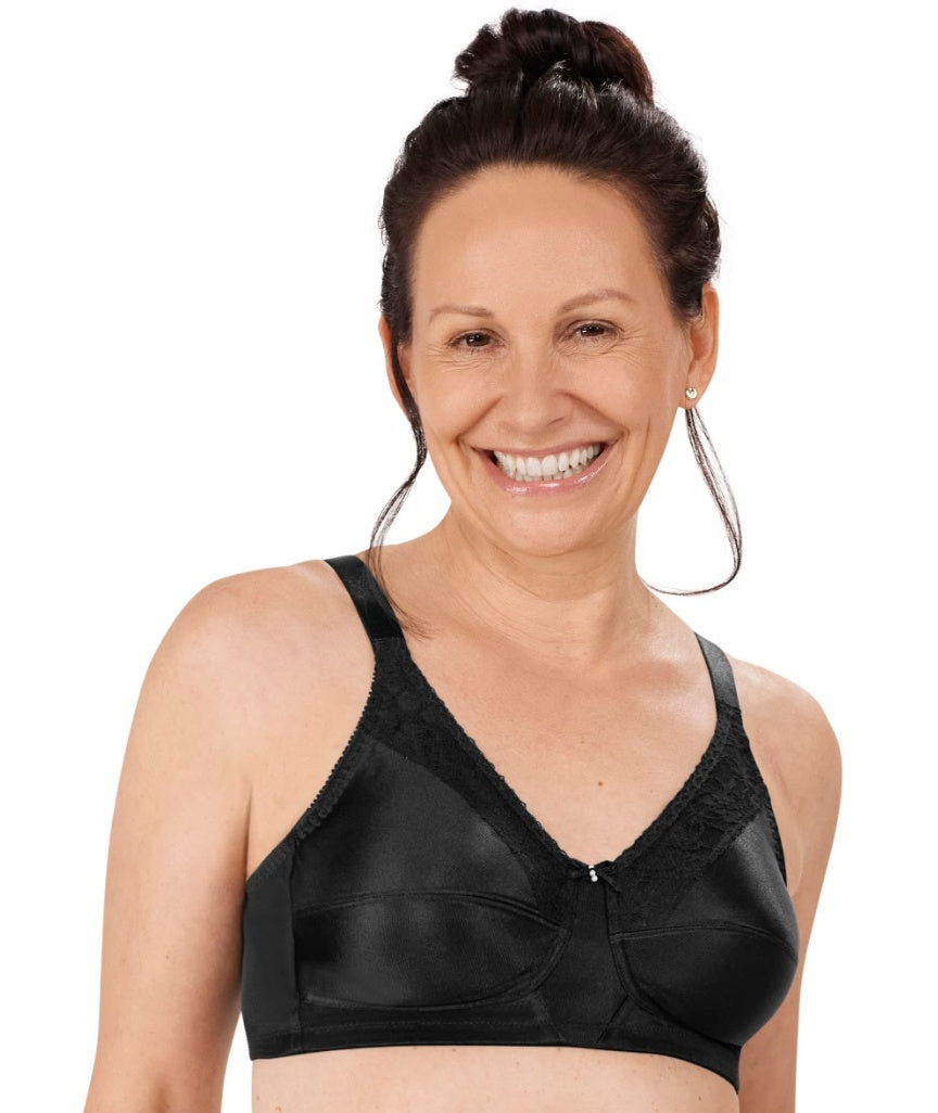 Amoena Nancy Wire-Free Bra - Black