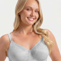 Triumph Lacy Minimizer Bra - Pearl Grey