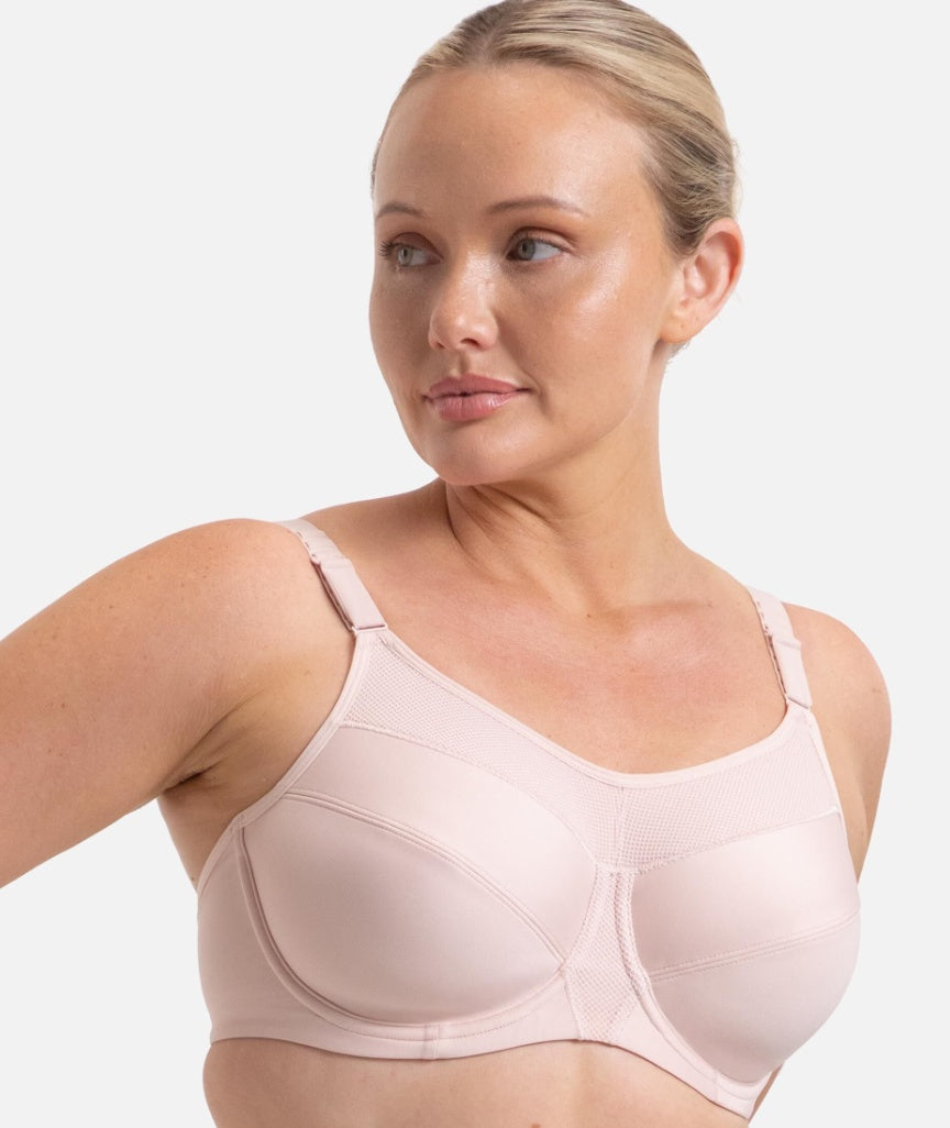 Triumph Triaction Ultra Underwired Sports Bra - Fig Pink