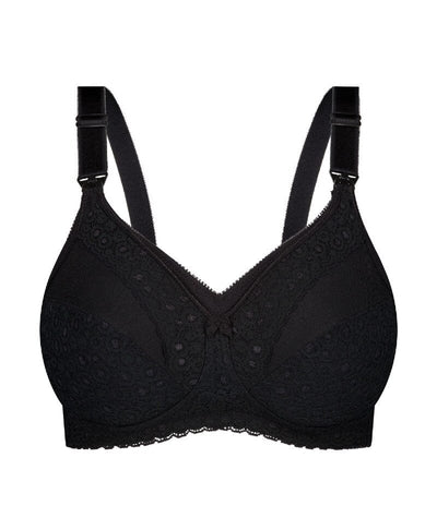 Triumph Lace Maternity Wire-free Bra - Black Bras